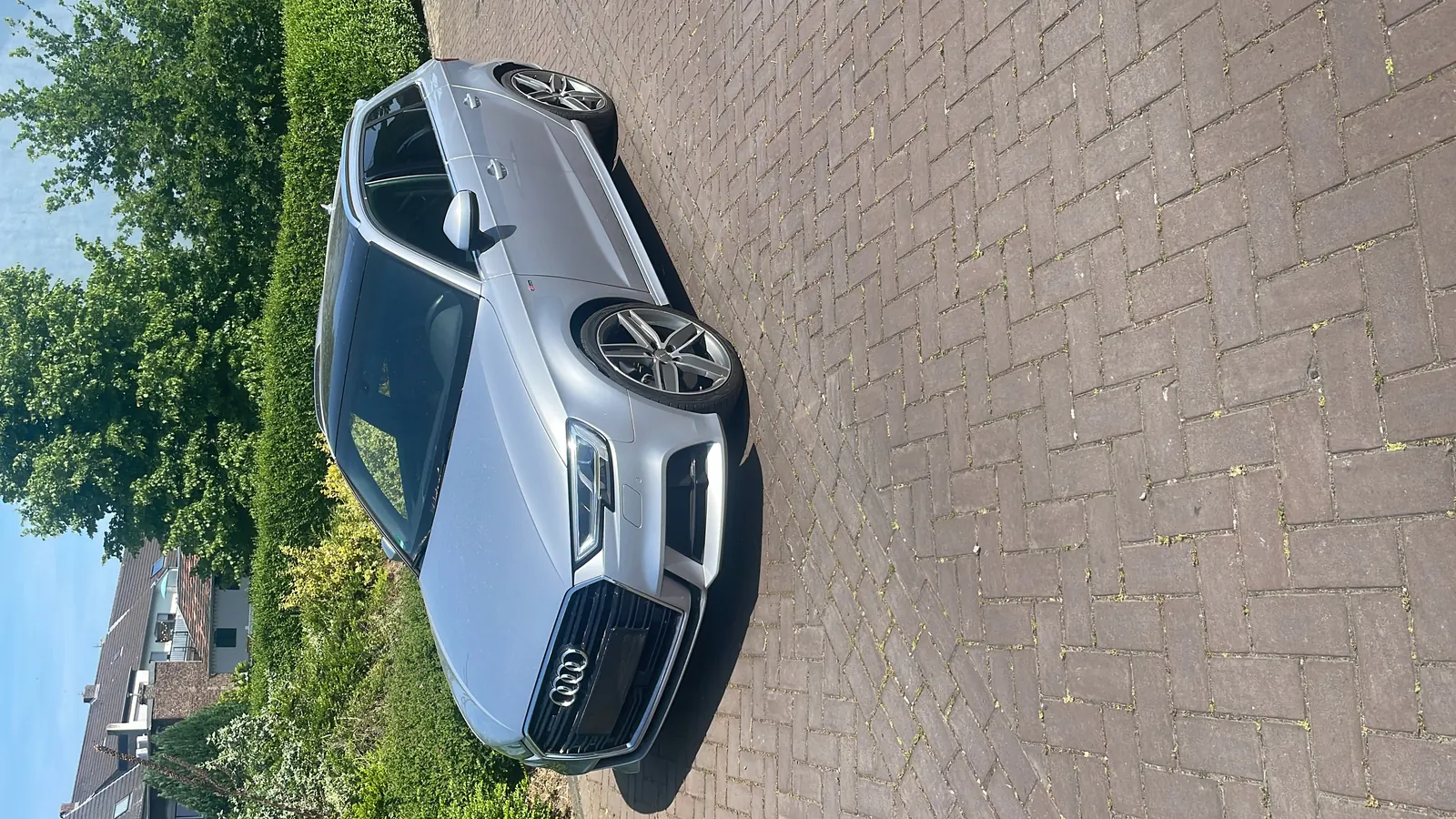 Geïmporteerde zilveren Audi A3